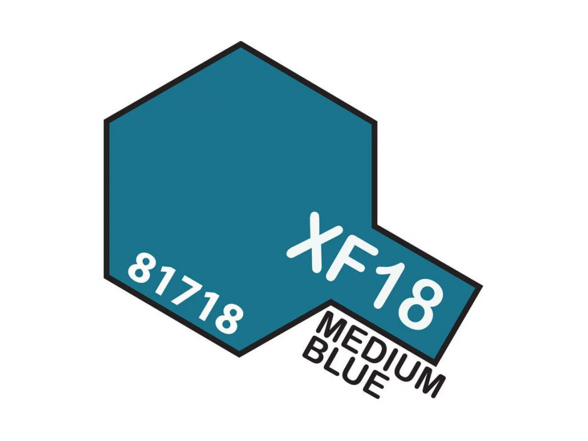Tamiya - XF-18 Medium blue, 10ml Tamiya - XF-18 Medium blue, 10ml