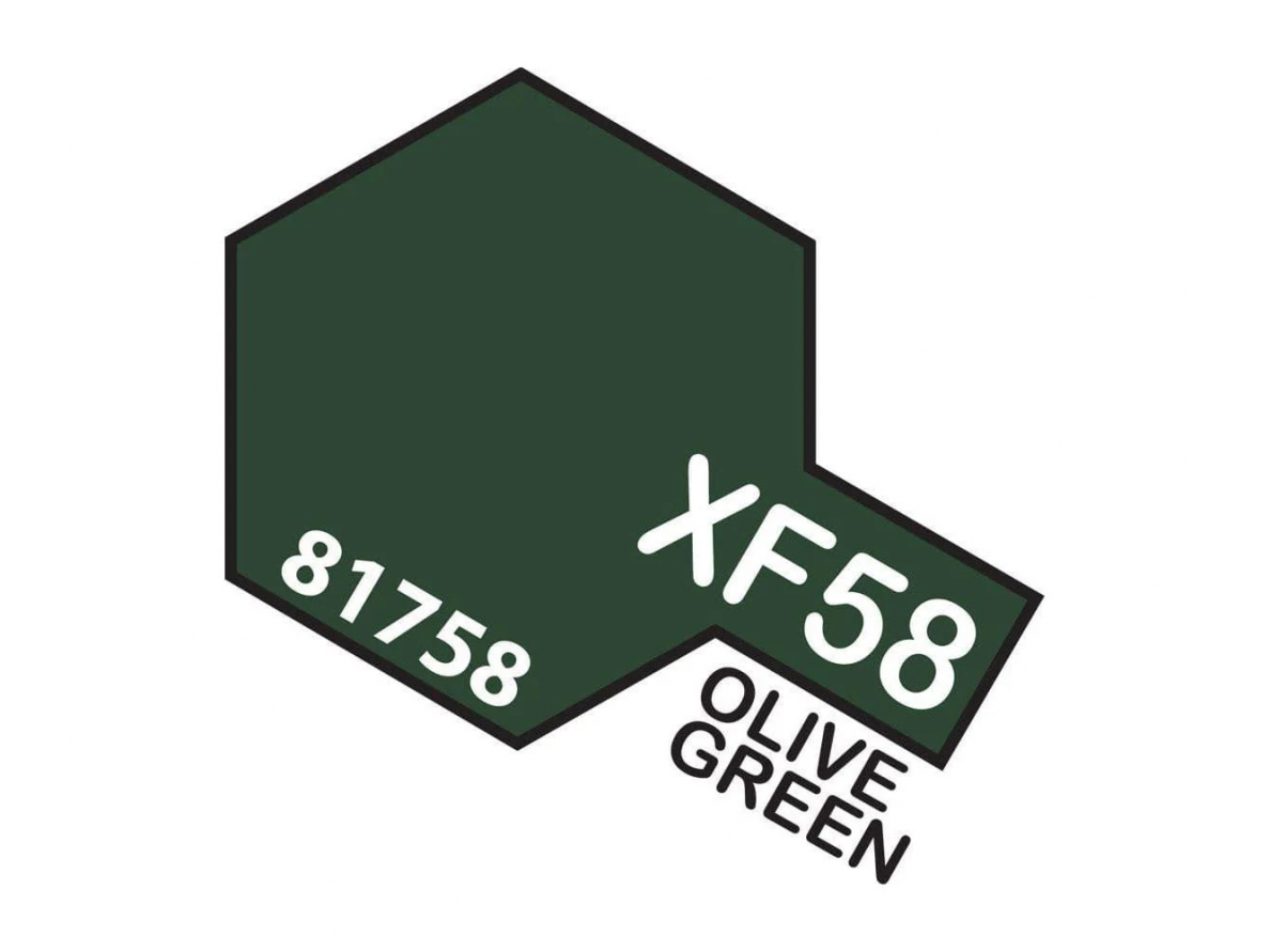 Tamiya - XF-58 Olive green, 10ml Tamiya - XF-58 Olive green, 10ml