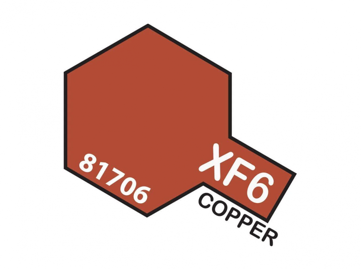 Tamiya - XF-6 Copper, 10ml Tamiya - XF-6 Copper, 10ml