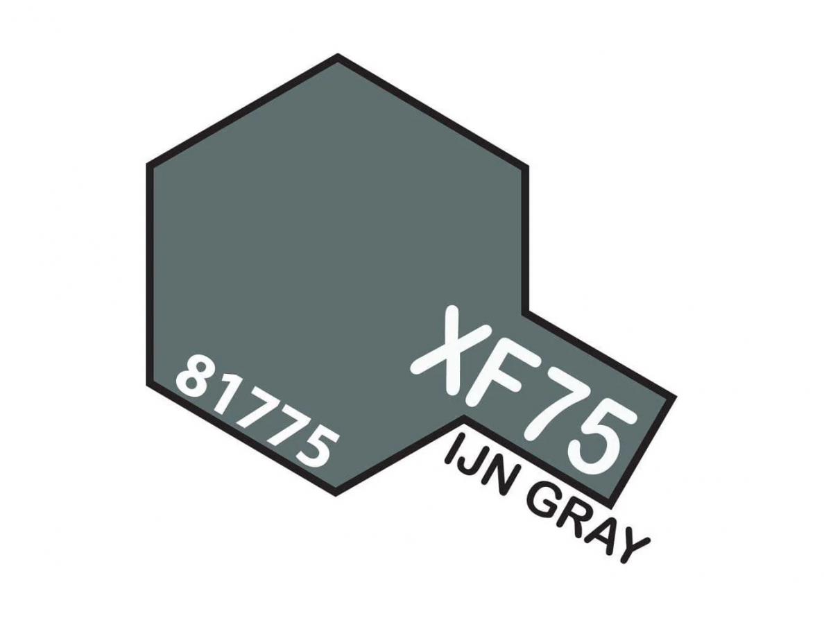 Tamiya - XF-75 IJN gray (Kure Arsenal), 10ml Tamiya - XF-75 IJN gray (Kure Arsenal), 10ml