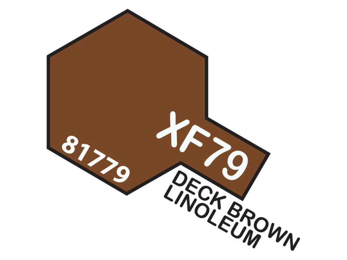 Tamiya - XF-79 Linoleum deck brown, 10ml