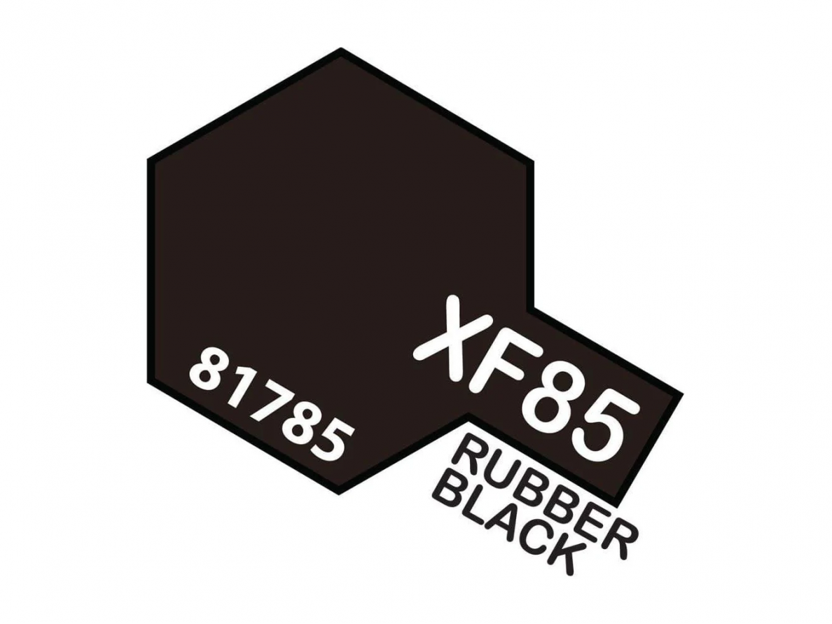 Tamiya - XF-85 Rubber black, 10ml Tamiya - XF-85 Rubber black, 10ml