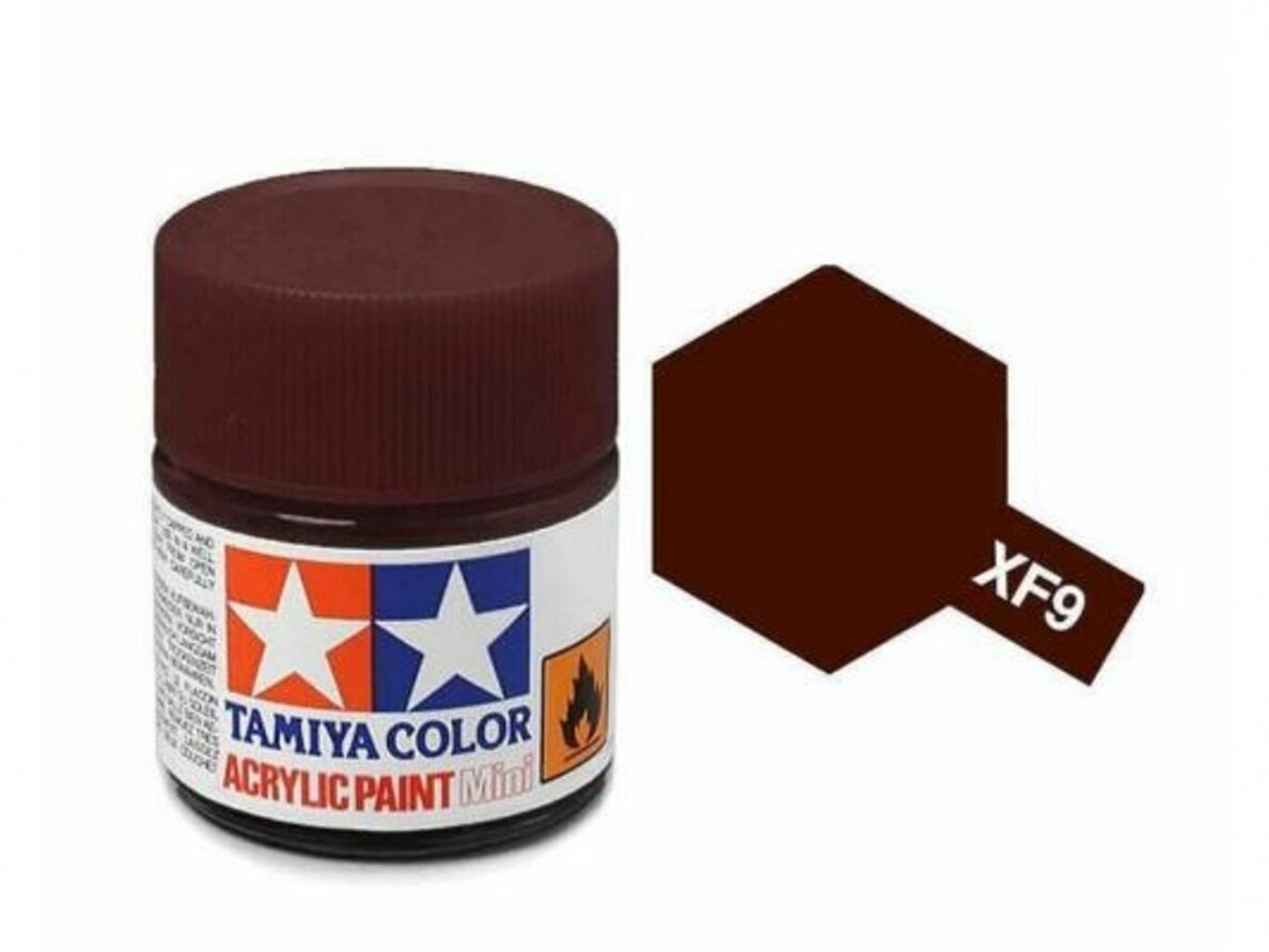Tamiya - XF-9 Hull red, 10ml 2