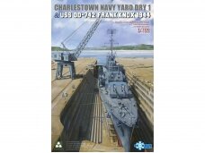 Takom - Charlestown Navy Yard DRY1 & USS DD-742 Frank Knox 1944, 1/72, 7058