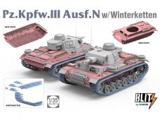 Takom - Pz.Kpfw. Ill Ausf. N w/Winterketten, 1/35, 8011 Takom - Pz.Kpfw. Ill Ausf. N w/Winterketten, 1/35, 8011