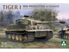 Takom - Tiger I Mid-Production w/Zimmerit Sd.Kfz. 181 Pz.Kpfw. VI Ausf. E, 1/35, 2198 Takom - Tiger I Mid-Production w/Zimmerit Sd.Kfz. 181 Pz.Kpfw. VI Ausf. E, 1/35, 2198