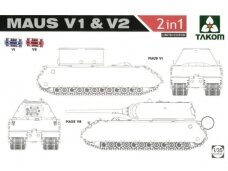 Takom - Maus V1 & V2 (2 in 1) Limited edition, 1/35, 2050X