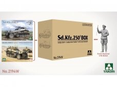 Takom - Sd.Kfz.250² BOX Sd.Kfz.250/1 + Sd.Kfz.250/3 "GREIF" + 1/16 Erwin Rommel, 1/35, 2194W Takom - Sd.Kfz.250² BOX Sd.Kfz.250/1 + Sd.Kfz.250/3 "GREIF" + 1/16 Erwin Rommel, 1/35, 2194W