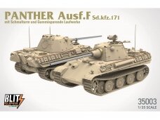 Takom - Panther Ausf. F mit Schmalturm und Gummisparende Laufwerke Sd.kfz. 171, 35003