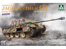 Takom - German Tank Destroyer Sd.Kfz. 173 Jagdpanther G1 Early Production w/Zimmerit Limited Edition (Without Interior), 1/35, 2125W Takom - German Tank Destroyer Sd.Kfz. 173 Jagdpanther G1 Early Production w/Zimmerit Limited Edition (Without Interior), 1/35, 2125W