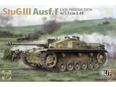 Takom - StuG III Ausf. F Late Production w/7.5cm L/48, 1/35, 8015