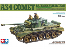 Tamiya - A34 Comet British Cruiser Tank, 1/35, 35380