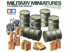 Tamiya - German Fuel Drum Set, 1/35, 35186 Tamiya - German Fuel Drum Set, 1/35, 35186