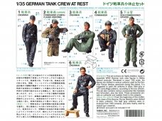 Tamiya - German Tank Crew at Rest, 1/35, 35201