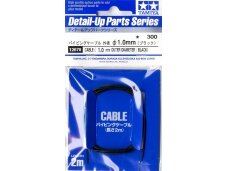 Tamiya - Cable (Outer Dia 1mm/Black), 12678