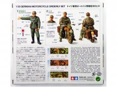 Tamiya - German Motorcycle Orderly Set, 1/35, 35241