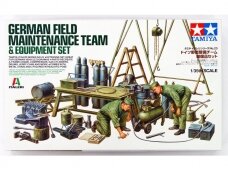 Tamiya - German Field Maintenance Team & Equipment Set w/2 figures, 1/35, 37023