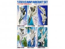 Tamiya - U.S. Navy Aircraft Set No. 1 2 F-14 Tomcat, 2 F-18A Hornet, 2 S-3A Viking, 2 A-6E Intruder, 2 A-7E Corsair II, 1/350, 78006