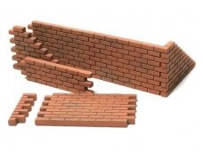 Tamiya - WWII Diorama-Set Brick Wall&Sandbag, 1/48, 32508
