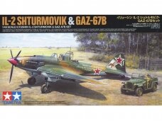 Tamiya - Ilyushin IL-2 Shturmovik & GAZ-67B Set, 1/48, 25212 Tamiya - Ilyushin IL-2 Shturmovik & GAZ-67B Set, 1/48, 25212