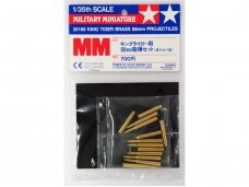Tamiya - King Tiger Brass 88mm Projectiles, 1/35, 35166 Tamiya - King Tiger Brass 88mm Projectiles, 1/35, 35166