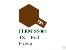 Tamiya - Purškiami dažai TS-1 Red brown, 100ml