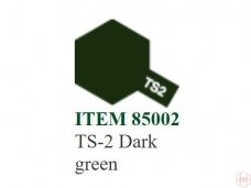 Tamiya - Purškiami dažai TS-2 Dark green, 100ml