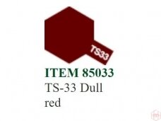 Tamiya - Purškiami dažai TS-33 Dull red, 100ml