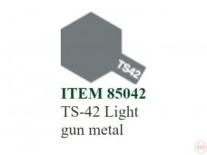 Tamiya - Purškiami dažai TS-42 Light gun metal, 100ml