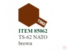 Tamiya - Purškiami dažai TS-62 NATO brown, 100ml