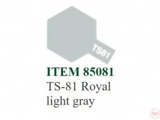 Tamiya - Purškiami dažai TS-81 Royal light gray, 100ml