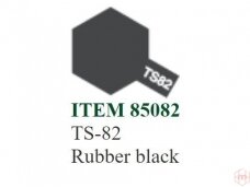Tamiya - Purškiami dažai TS-82 Rubber black, 100ml