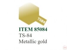 Tamiya - Purškiami dažai TS-84 Metallic gold, 100ml