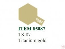 Tamiya - Purškiami dažai TS-87 Titanium gold, 100ml