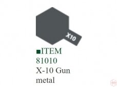 Tamiya - X-10 Gun metal, 10ml