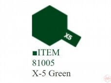 Tamiya - X-5 Green akriliniai dažai, 10ml