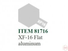 Tamiya - XF-16 Flat aluminum akriliniai dažai, 10ml