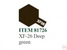 Tamiya - XF-26 Deep green akriliniai dažai, 10ml