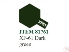 Tamiya - XF-61 Dark green akriliniai dažai, 10ml