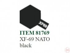 Tamiya - XF-69 NATO black akriliniai dažai, 10ml