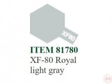 Tamiya - XF-80 Royal light gray akriliniai dažai, 10ml
