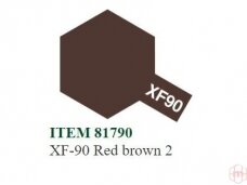 Tamiya - XF-90 Red brown 2 akriliniai dažai, 10ml