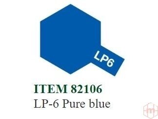 Tamiya - LP-6 Pure blue, 10ml