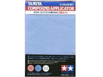 Tamiya - Compound Applicator Cloth x 3, 87090 Tamiya - Compound Applicator Cloth x 3, 87090