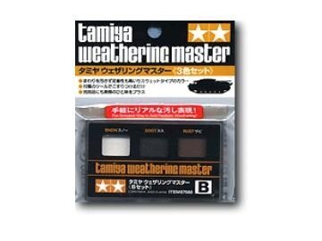 Tamiya - Weathering Pastel - Snow, Smoke and Rust, 87080 Tamiya - Weathering Pastel - Snow, Smoke and Rust, 87080