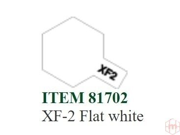 Tamiya - XF-2 Flat white, 10ml