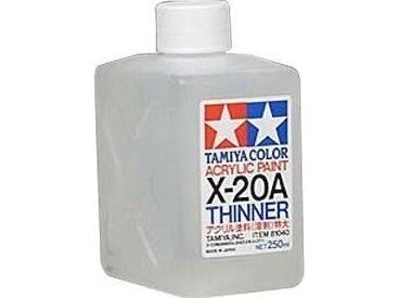 Tamiya - X-20A Acrylic thinner (akrila krāsas šķīdinātājs), 250ml Tamiya - X-20A Acrylic thinner (akrila krāsas šķīdinātājs), 250ml