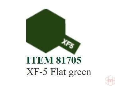 Tamiya - XF-5 Flat green, 10ml