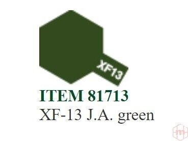 Tamiya - XF-13 J.A. green akriliniai dažai, 10ml