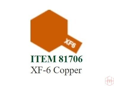 Tamiya - XF-6 Copper, 10ml